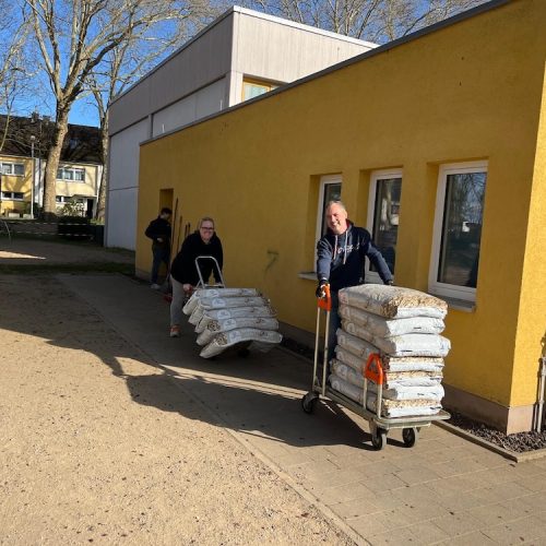 Schulhofaktion März 25.5